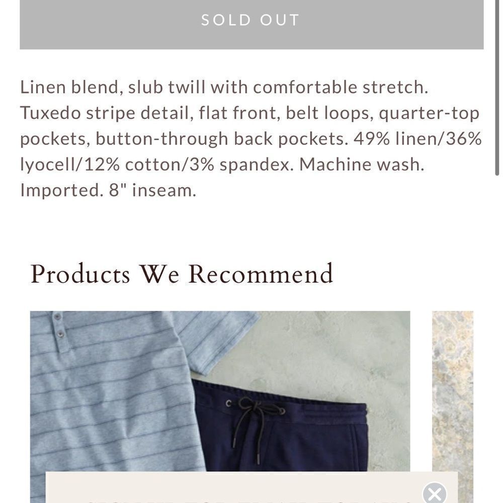 Robert Barakettmalta Tuxedo Shorts — image 2 of 6
